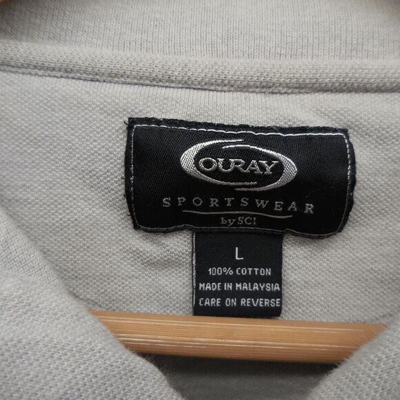 VTG Great American Beer Festival PPBT Staff Polo Ouray Size L Mens Gray Shirt - Picture 4 of 4